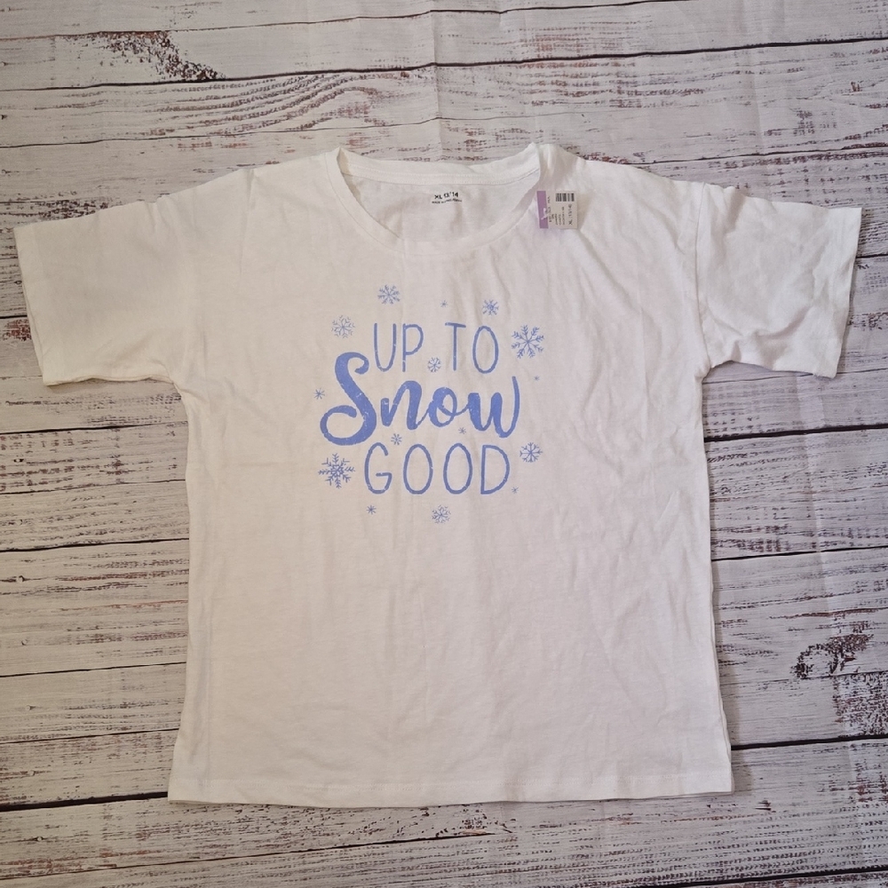 Brand New Christmas Holiday Tee SZ 13/14